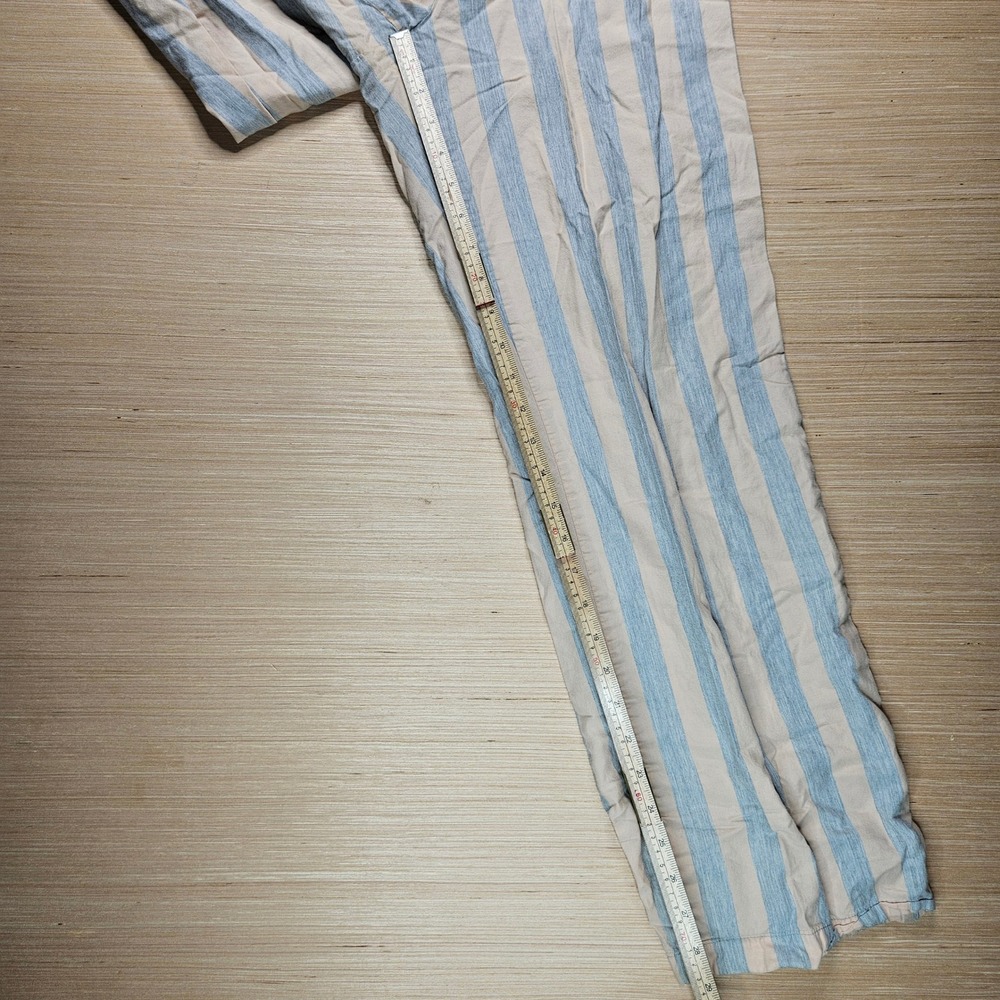 Gap Body Womens Pajama Lounge Pants Striped Drawstring Medium 32x29 Flow - Picture 4 of 13